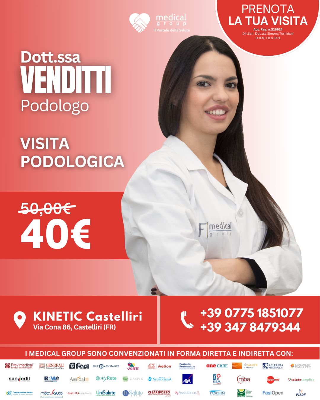 tariffe del mese podologia Dott. venditti kinetic castelliri