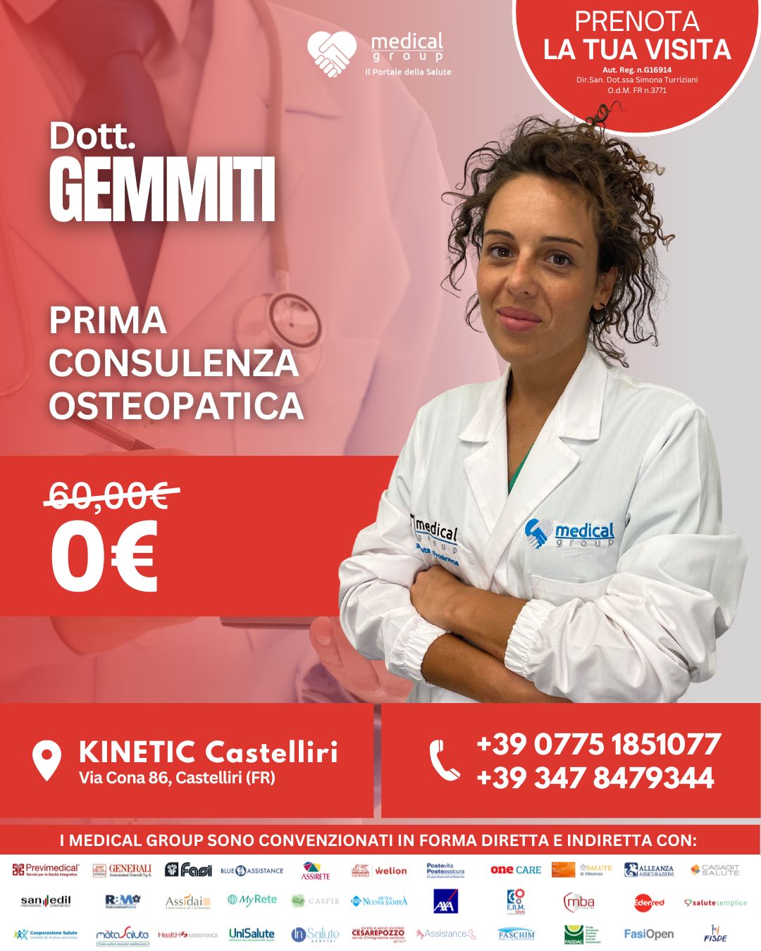 tariffe del mese monica gemmiti osteopatia Kinetic