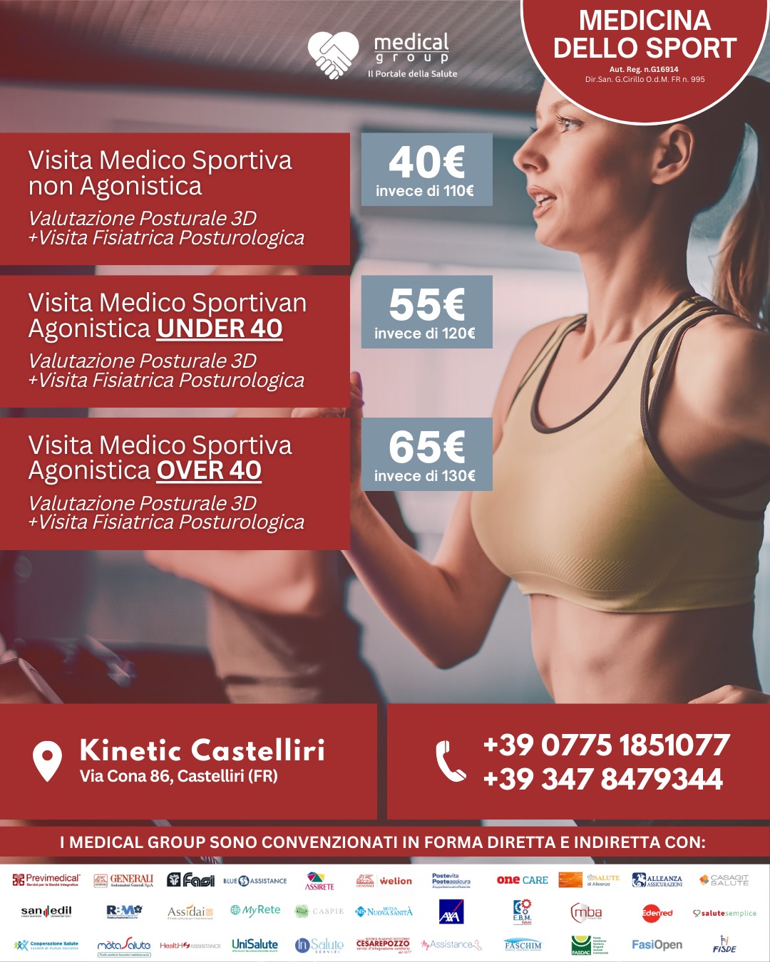 tariffe del mese medicina dello sport castelliri